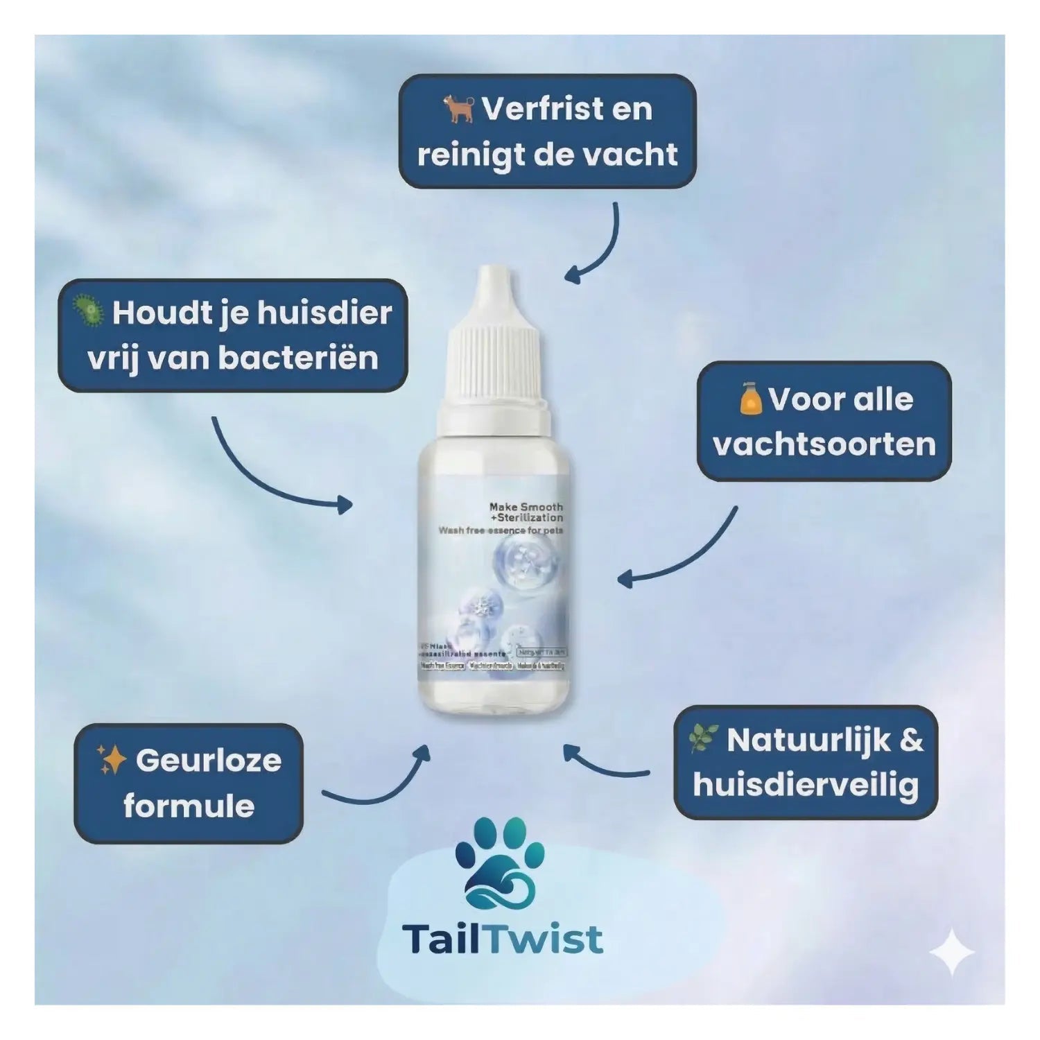 SteamBoost Essence shampoo druppels - TailTwist