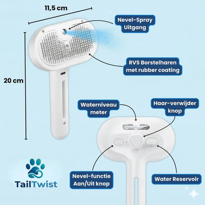 SteamBrush Stoomborstel - TailTwist